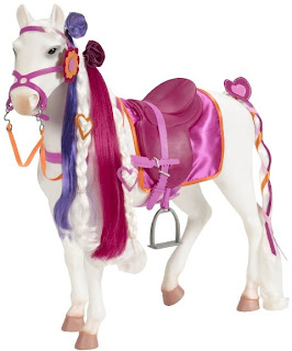 american girl doll white horse