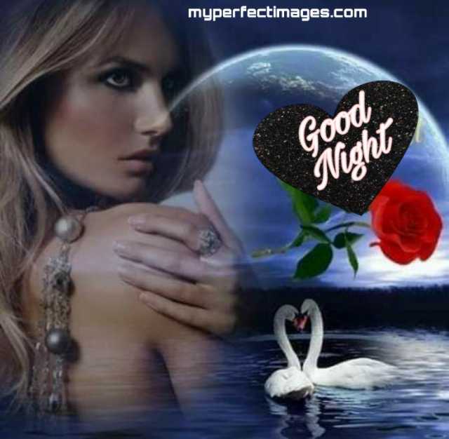 romantic good night heart images download