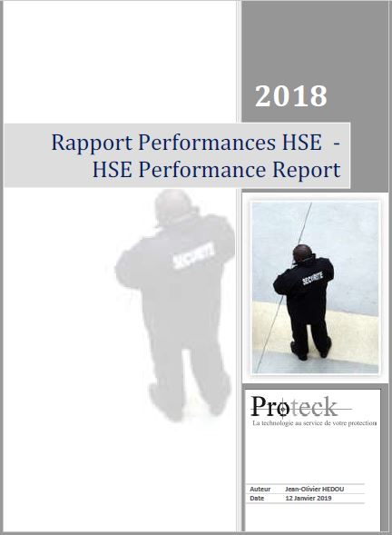 Modèle " Rapport Performances HSE " en Français et en Anglais  Livres