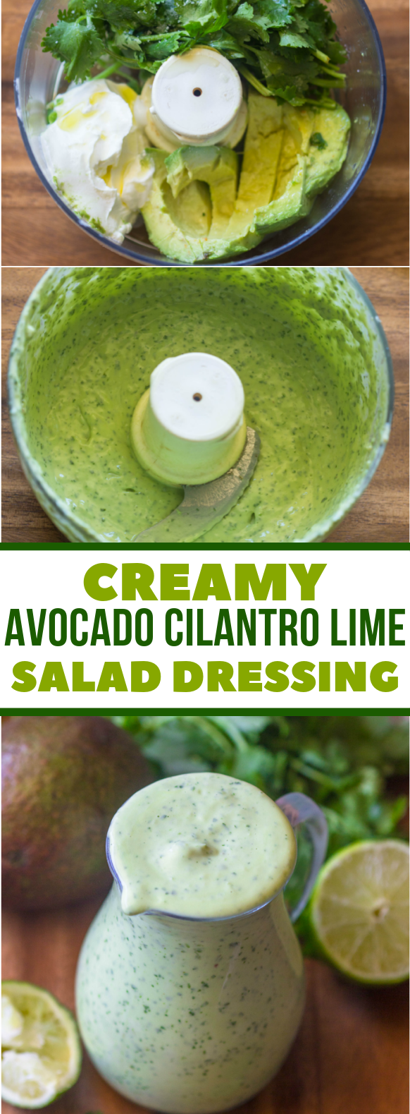 HEALTHY CREAMY AVOCADO CILANTRO LIME DRESSING #vegetarian #dressingrecipe HEALTHY CREAMY AVOCADO CILANTRO LIME DRESSING #vegetarian #dressingrecipe
