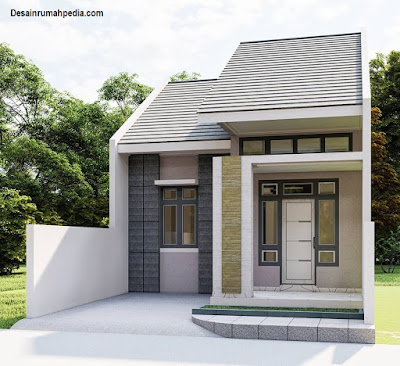 Denah Rumah Minimalis Ukuran 6 x 12 M dengan Tampilan yang Sederhana