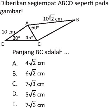 Soal Tes Cpns Guru Matematika Smp