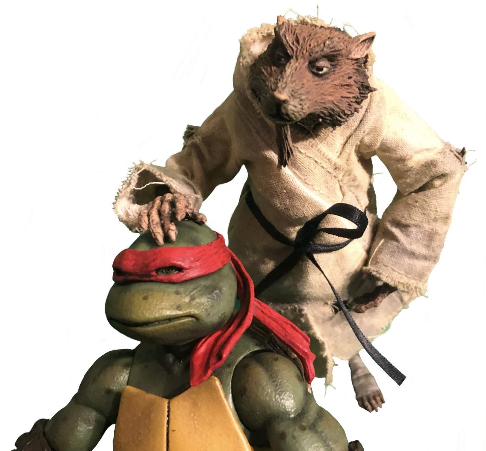 AMERICAN WARGAMERS ASSOCIATION: NECA TMNT Splinter 7-Inch 1990 Movie Action Figure Review