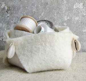 MANUALIDADES FIELTRO: CESTAS Y CESTOS DE FIELTRO