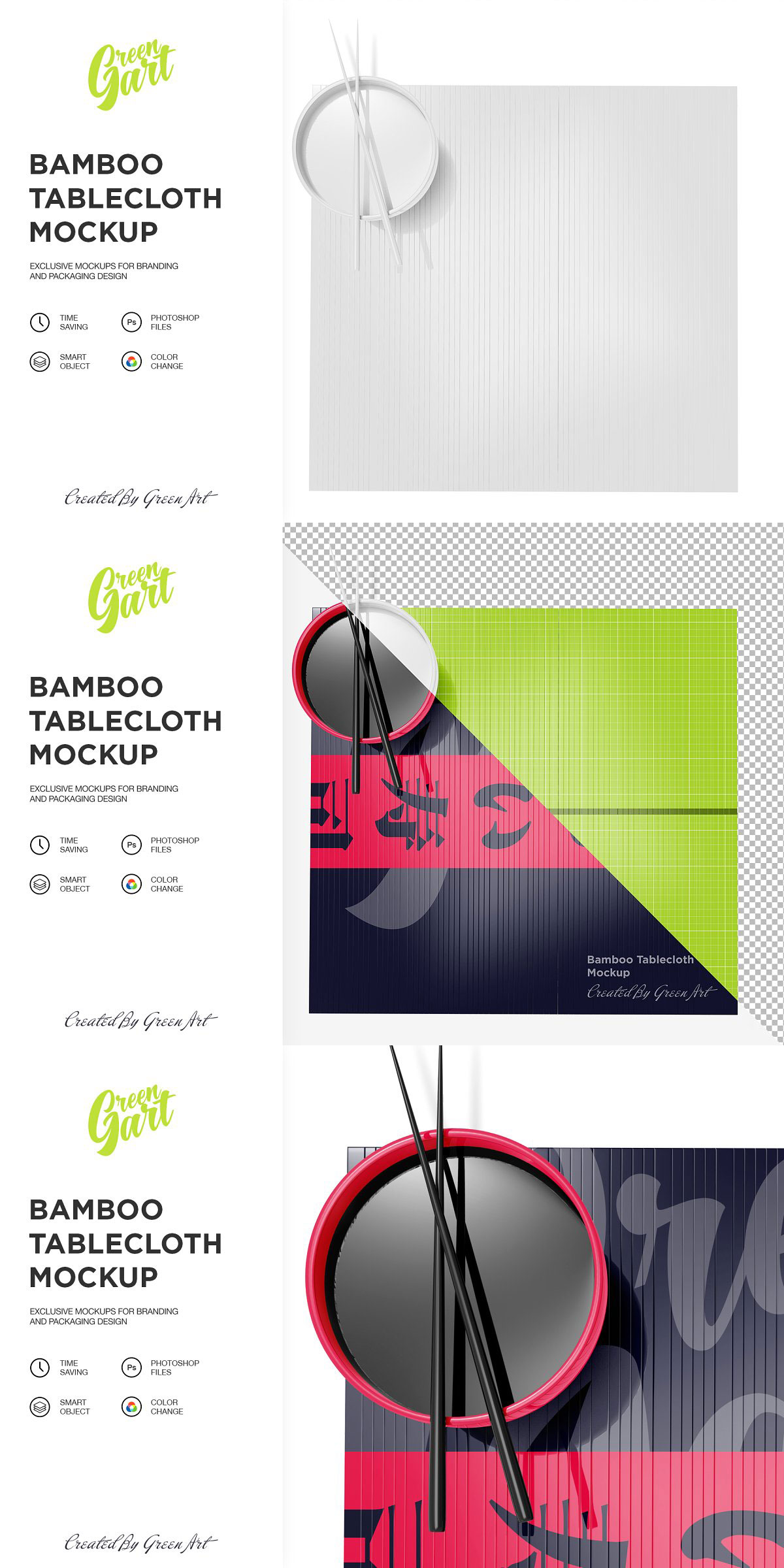 Bamboo Tablecloth Mockup - Top View 2331533 2 Bamboo Tablecloth Mockup Top View 2331533 Free Download