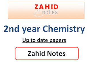 2nd year chemistry past paper mcqs, short and long questions pdf