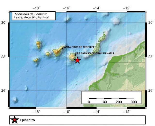 Terremoto sureste de Gran Canaria, 15 agosto 2020