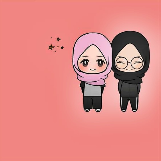 Gambar animasi muslimah sahabat