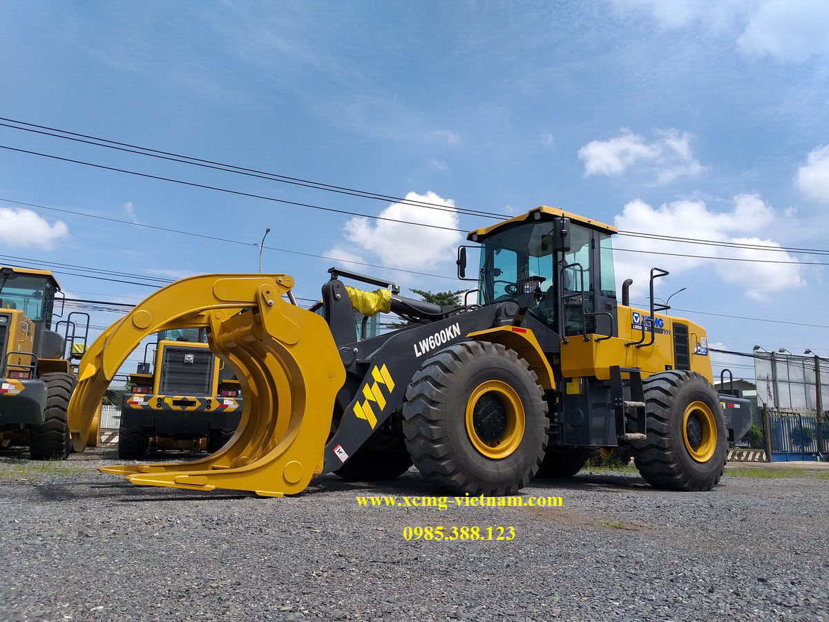 Hình ảnh Máy xúc lật kẹp gỗ xcmg lw600kn, nâng tải 6 tấn - www ...