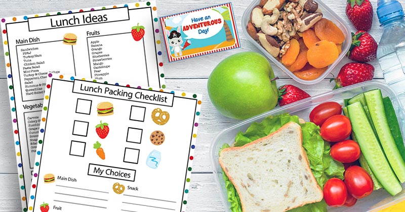 100 Healthy Lunch Ideas for Kids School Lunchbox