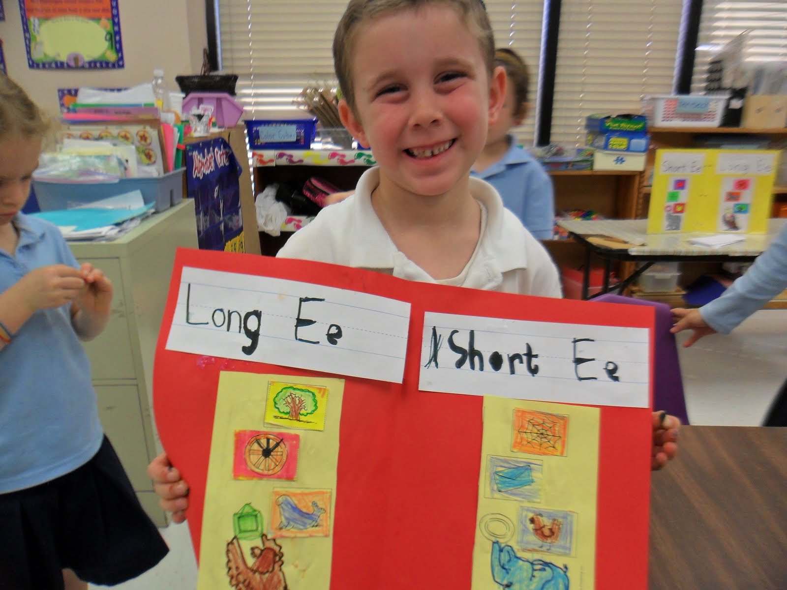 kindelah kindergarten: Day 127, long E, short E