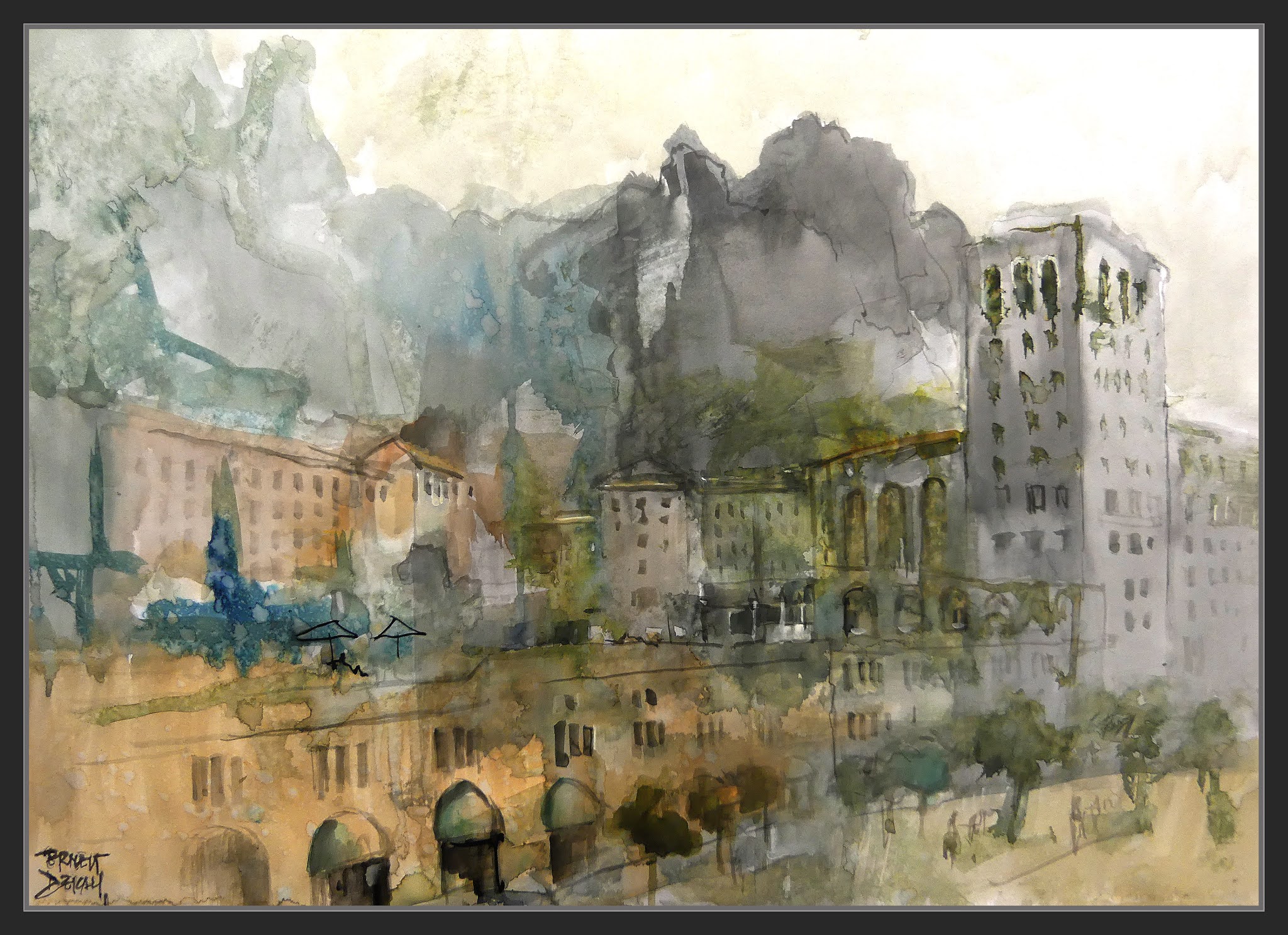 Ernest Descals.Artista Pintor MONASTERIOBASILICAARTEPINTURAART