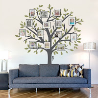 Decora tu pared con fotos en árboles