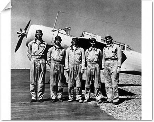 Vought test pilot team 28 May 1942 worldwartwo.filminspector.com