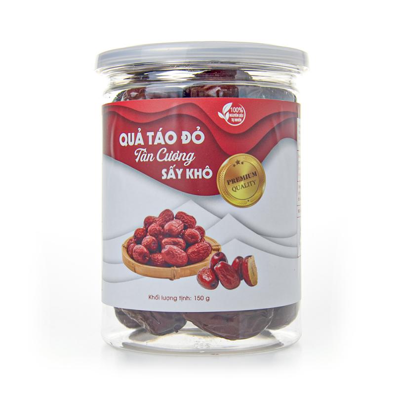 Quả Táo Đỏ Tân Cương Sấy Khô Faminuts Hũ Nắp Nhôm 150g