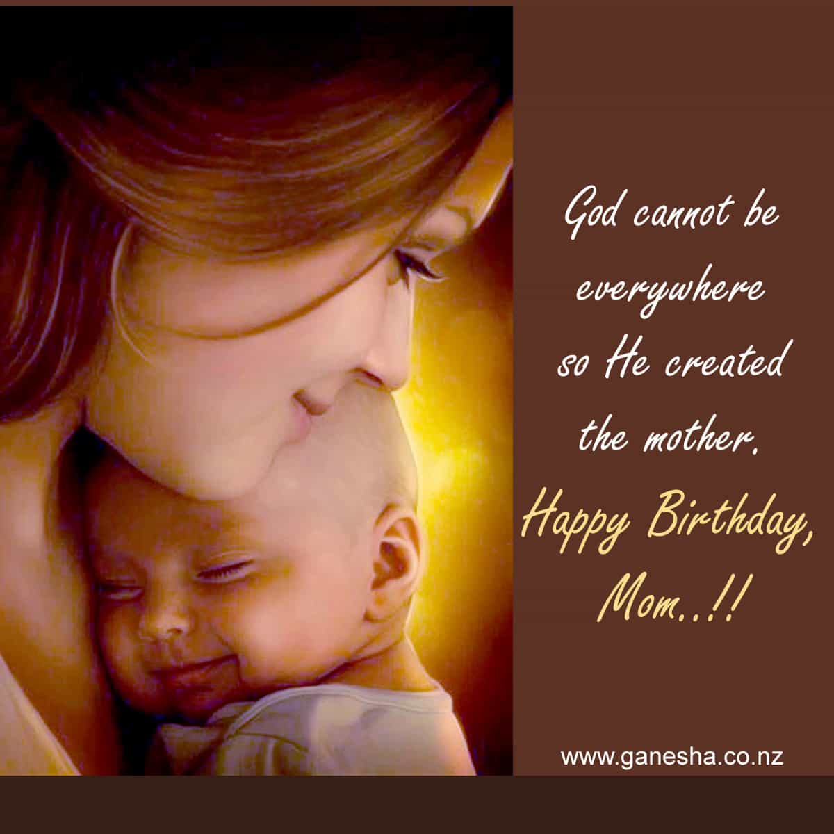 Simple Birthday wishes for Mom