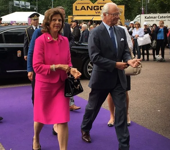 Queen Silvia, Princess Madeleine, Crown Princess Victoria, Princess Estelle and Princess Sofia at Longines FEI European Championships Gothenburg 2017