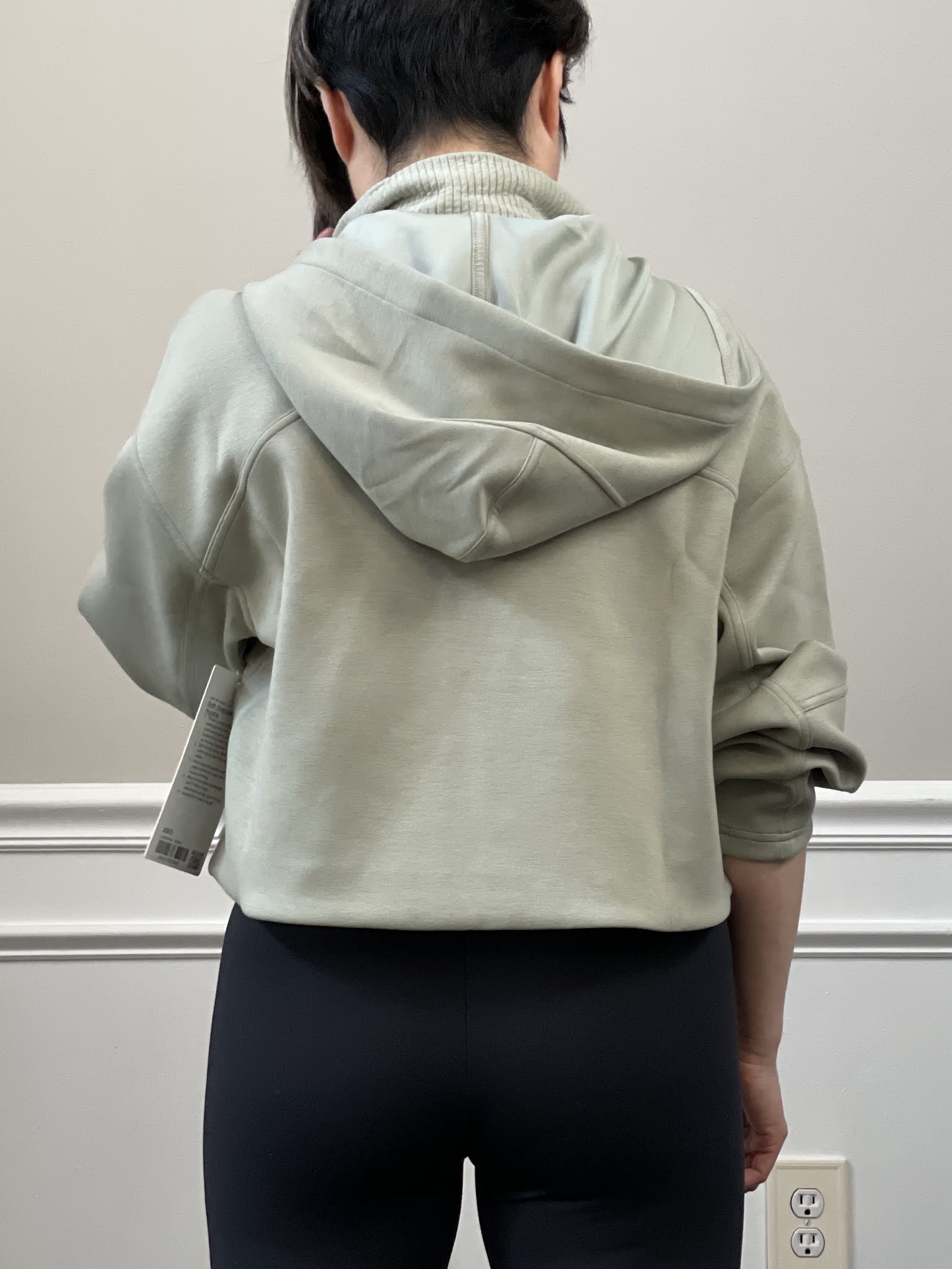 lululemon cropped zip up