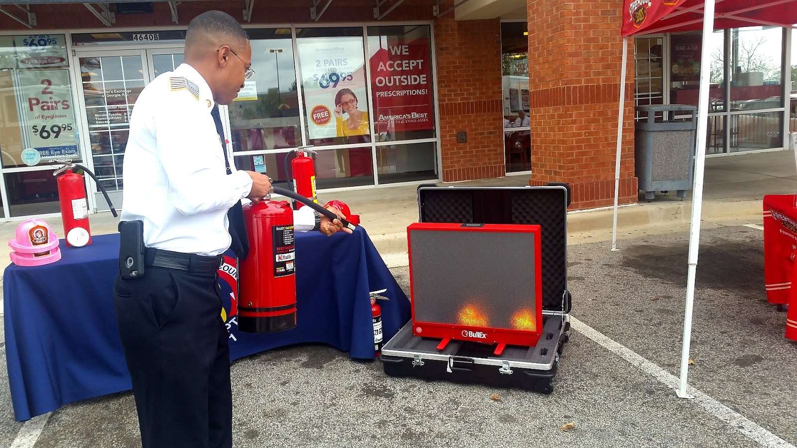 Digital Fire Extinguisher Training System Fire Choices