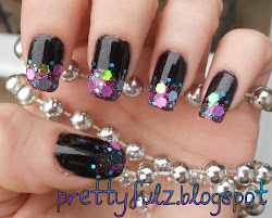 nail glitter cute designs shimmer flakes nails pretty prettyfulz tips sparkle simple sparkles acrylic hexagon awesome
