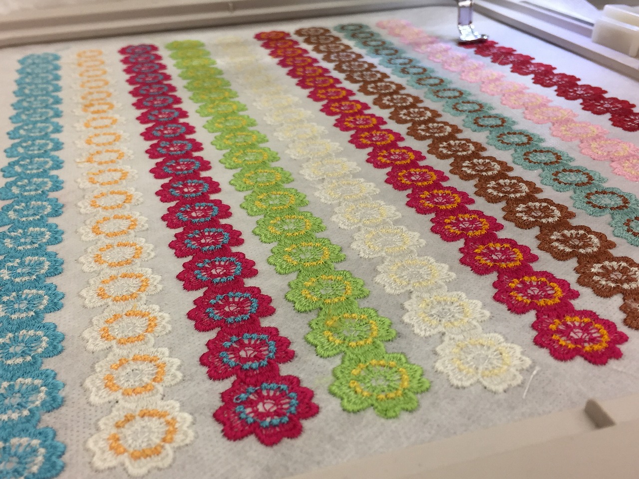 ジャノメミシン高知支店: 刺繍ミシンのアレンジ例＊