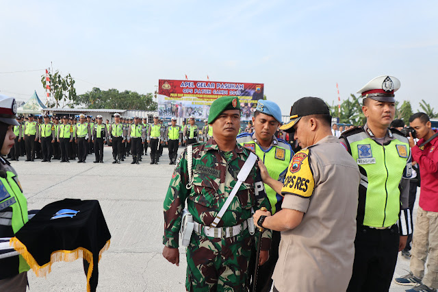 Prajurit Kodim Klaten Ikuti Apel Gelar Pasukan Operasi Patuh Candi 2019