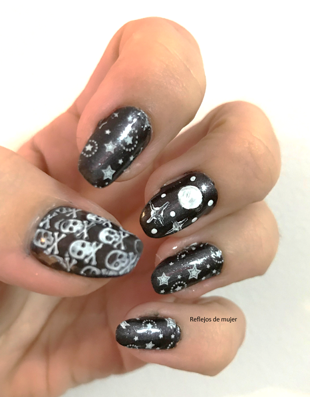 Reto #HalloweenNails19: Luna