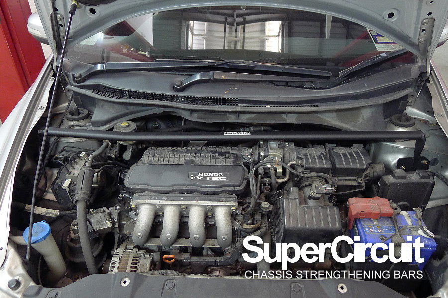 SUPERCIRCUIT CHASSIS STRENGTHENING BARS Honda City GM2 Front Strut Bar