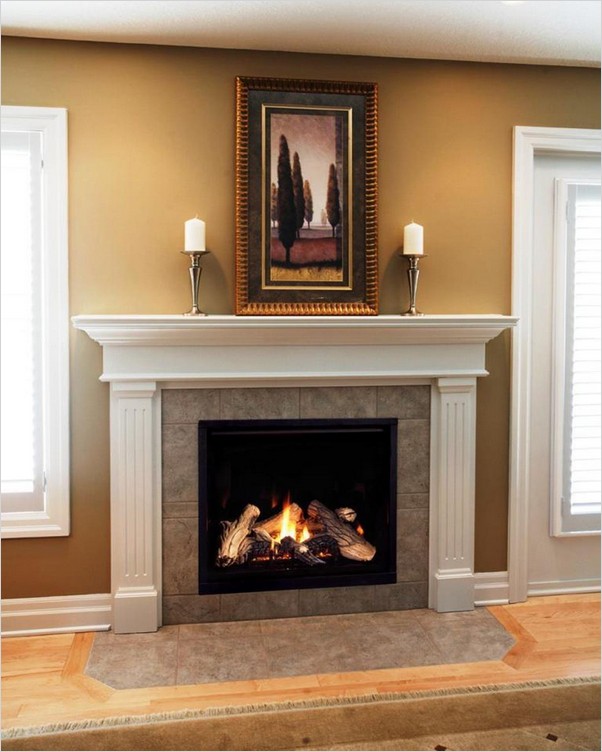 √√ Natural Gas FIREPLACE Insert Home Interior Exterior