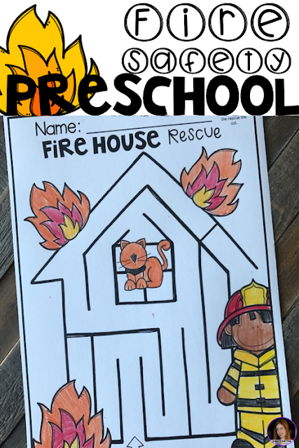 Fire Safety Worksheets and Printables for Preschool.