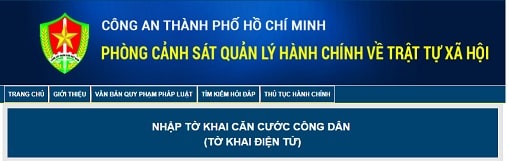 Thủ tục đăng ký làm căn cước công dân online trực tuyến mới nhất căn cước công dân trực tuyến
