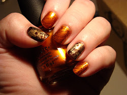 nails fall autumn nail inspired colors designs thanksgiving leaves orange gorgeous manicure autumnal polish foil