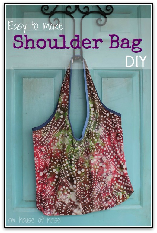 House of Noise... I mean boys. Easy to Make Shoulder Bag DIY