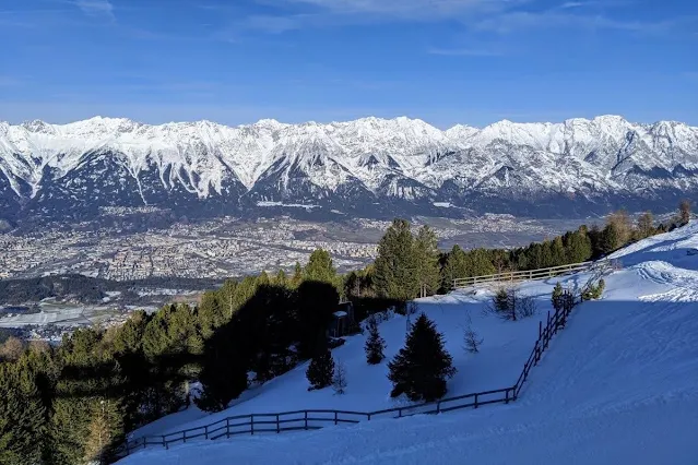 View from Patscherkofel near Innsbruck, Austria