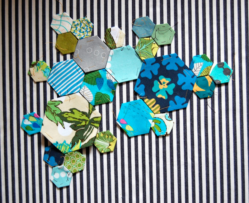 Hexies Tutorial and Pattern. How To Hexi / English Paper Pieced (EEP)