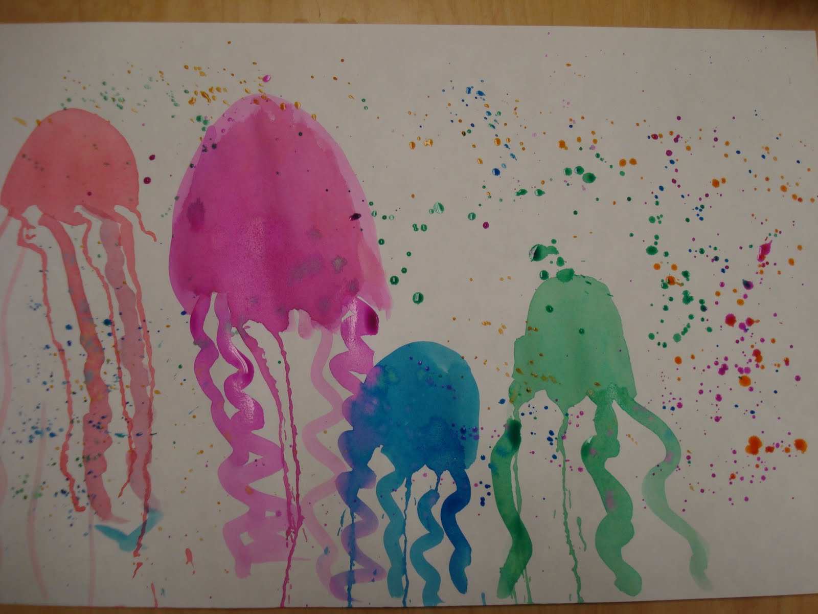 COLOR for EVERYONE: Water Color Jelly Fish