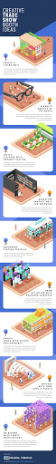 Creative Trade Show Booth Ideas #infographic