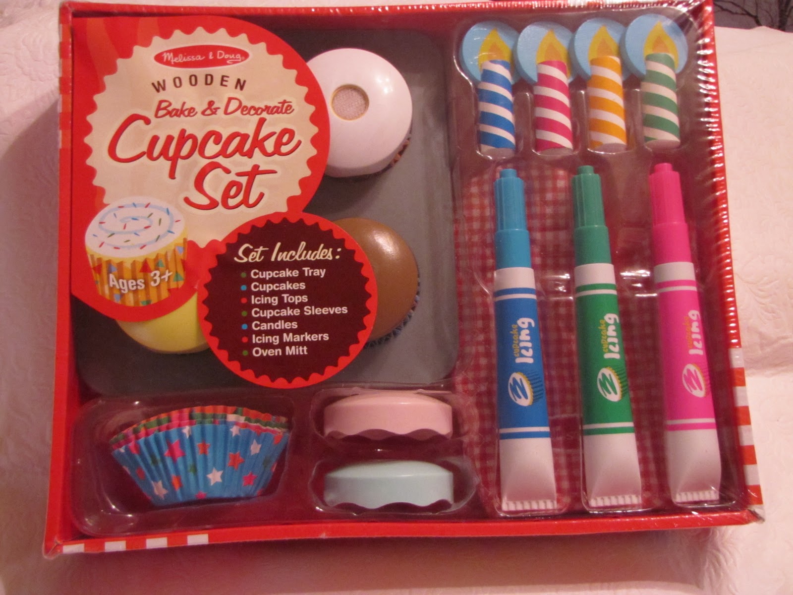 Barbara's Beat Win Melissa and Doug play food Cupcake Set or Tiered