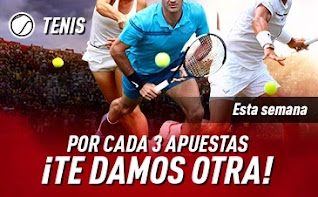 sportium Promo Tenis: Por cada 3 apuestas, te damos otra hasta 31-1-21 sportium Promo Tenis: Por cada 3 apuestas, te damos otra hasta 31-1-21