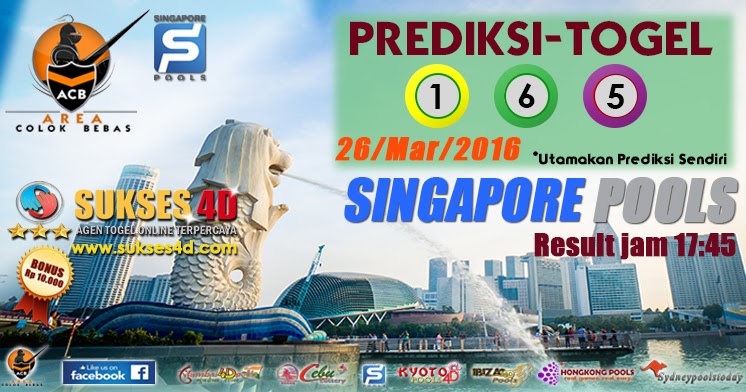 AREA COLOK BEBAS PREDIKSI TOGEL SINGAPURA SABTU,26/Maret/2016 AREA