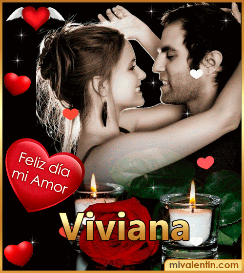 Feliz día San Valentín Viviana