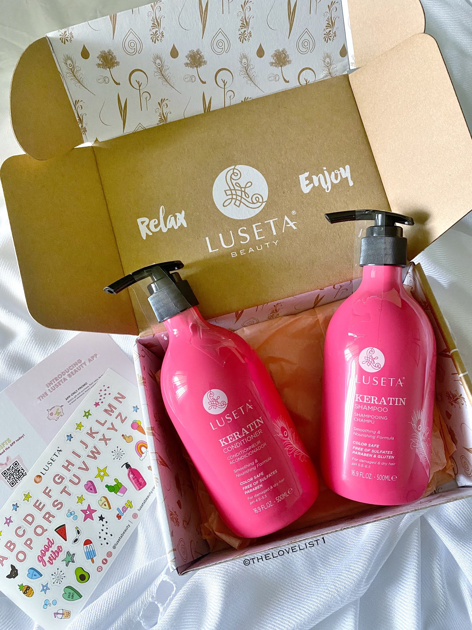 Product Review Luseta Beauty Keratin Shampoo and Conditioner
