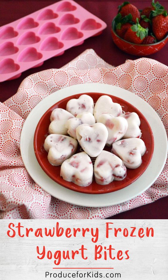Strawberry & Yogurt Bites Easy Food Recipes