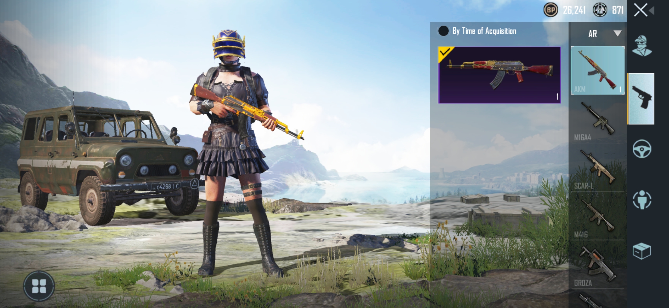 AKM PUBG MOBILE. AKM fires 7.62mm rounds and has both a single shot