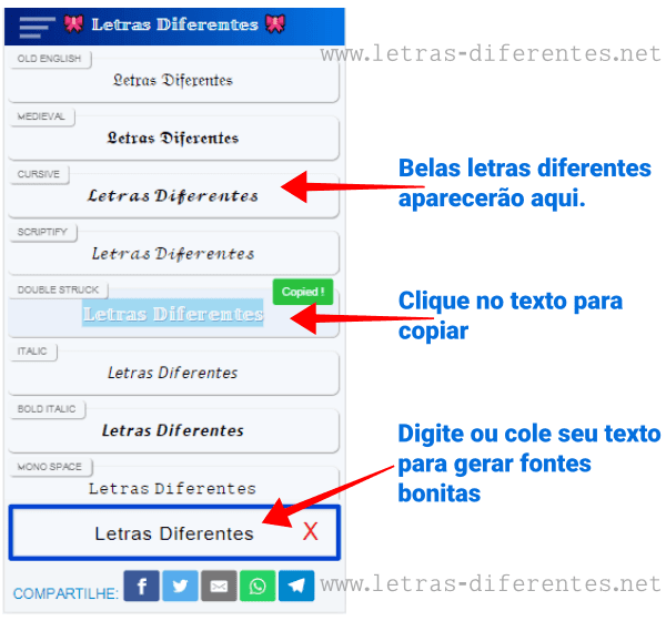 Números diferentes para nick do Free Fire! (Vários estilos para copiar e  colar no FF)