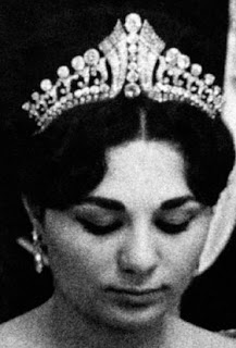 diamond tiara iran empress farah diba pahlavi