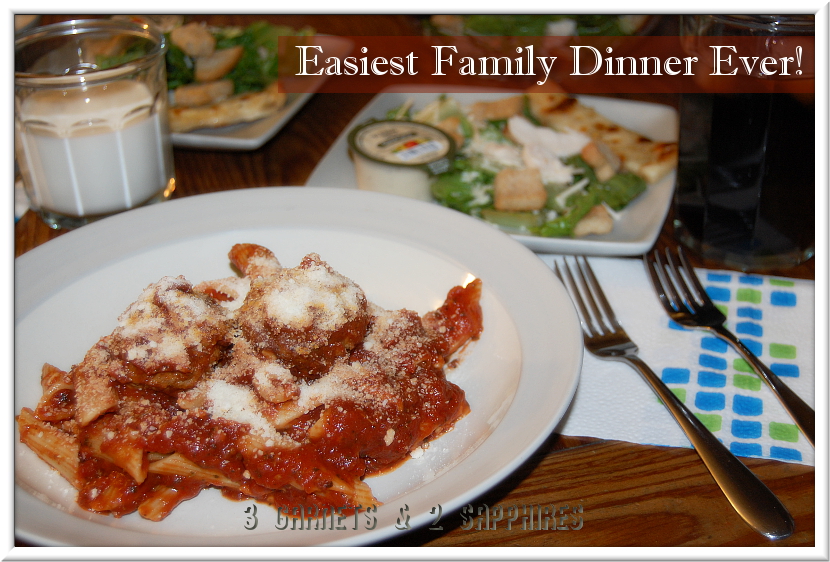 3 & 2 Sapphires Papa Gino�s Pizzeria Pasta Family Meals Make