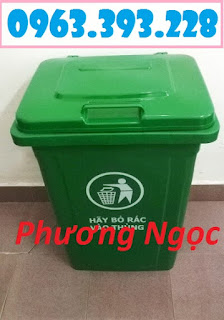 Thùng rác 90 Lít nắp kín, thùng rác nhựa HDPE, thùng rác công nghiệp Thung-rac-hdpe-90l-nap-kin-2