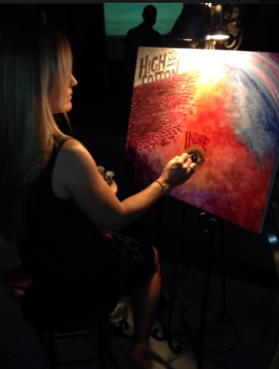 Live Event Painter, Amy Stone