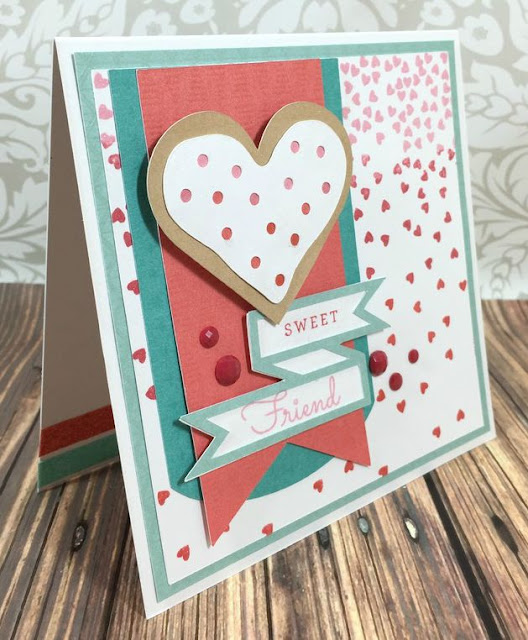 Courtney Lane Designs: Cricut Artistry Heart Cookie Card
